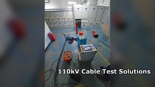 Испытание кабеля на выдержку напряжения 110 кВ